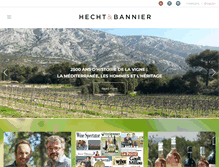 Tablet Screenshot of hechtbannier.com